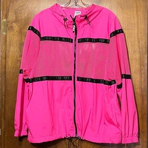Victoria’s Secret, Pink, mesh windbreaker, size M/L